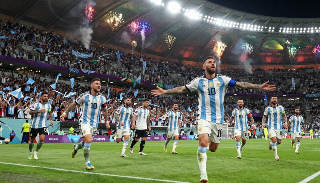 Argentina group stage and knockout rounds