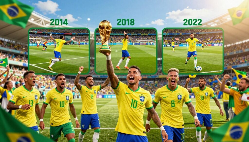 Brazil recent tournaments performance