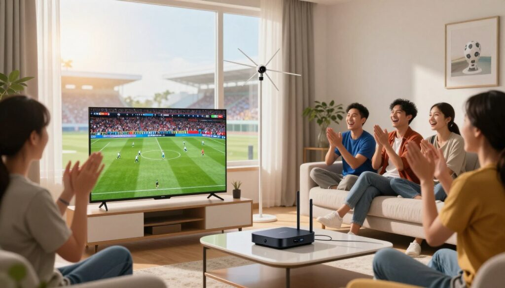 Combining Antenna and Streaming for FIFA Tournament Combining Antenna and Streaming for FIFA Tournament