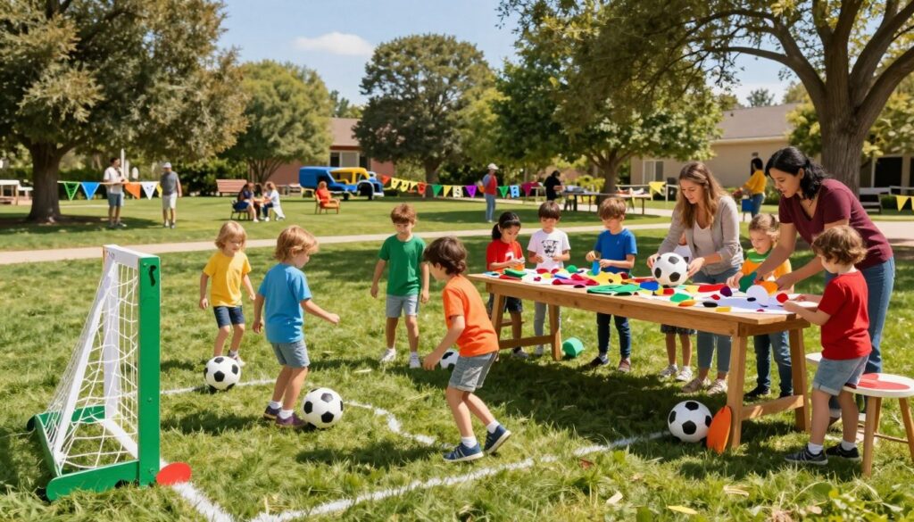 Creative football games and DIY projects