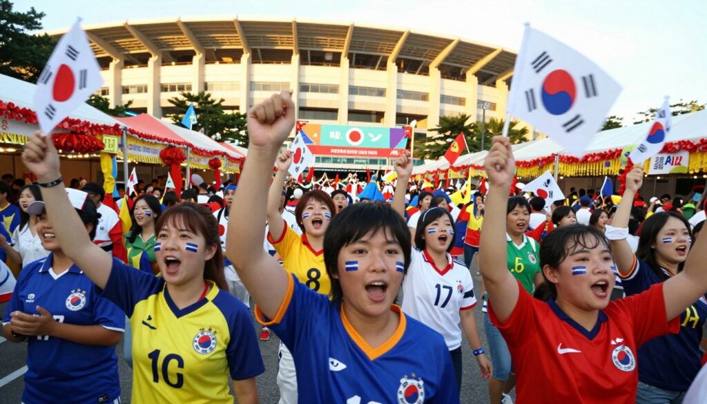 Fan experience and cultural celebrations in the 2002 World Cup
