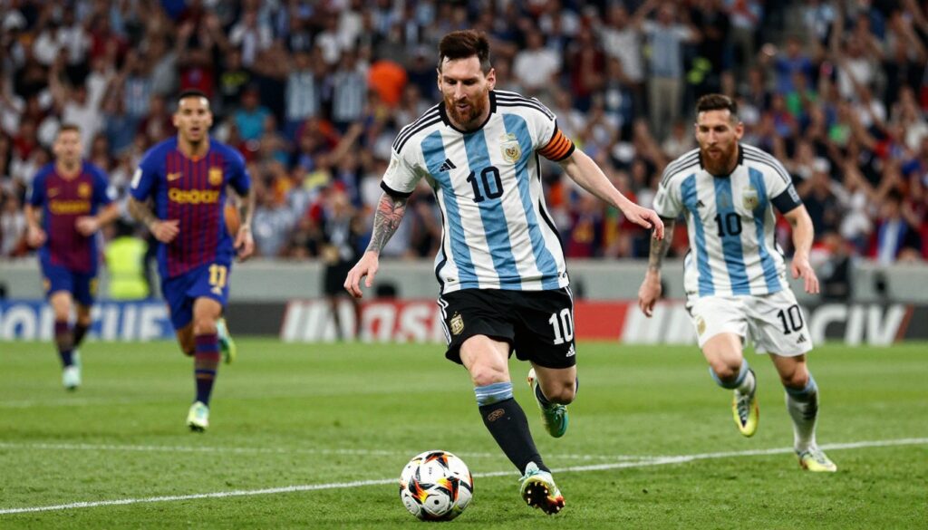 Messi's playing style and techniques