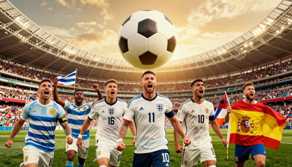 Uruguay England Spain World Cup history