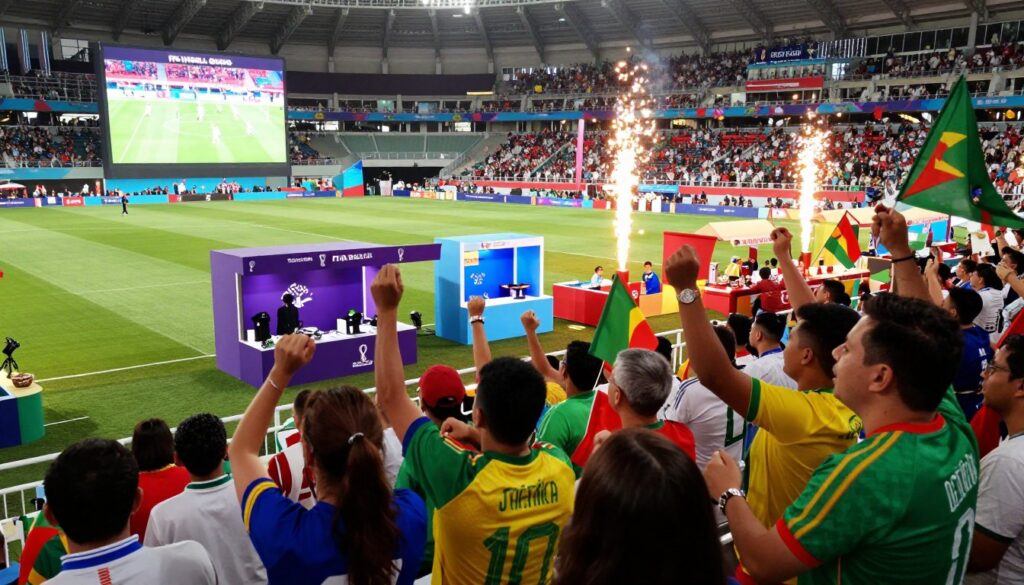 Venue-specific fan experiences at the World Cup