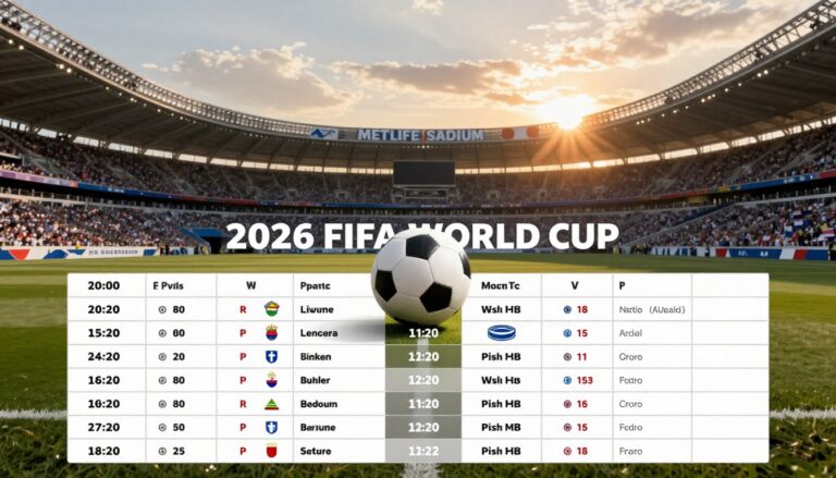 World Cup 2026 schedule