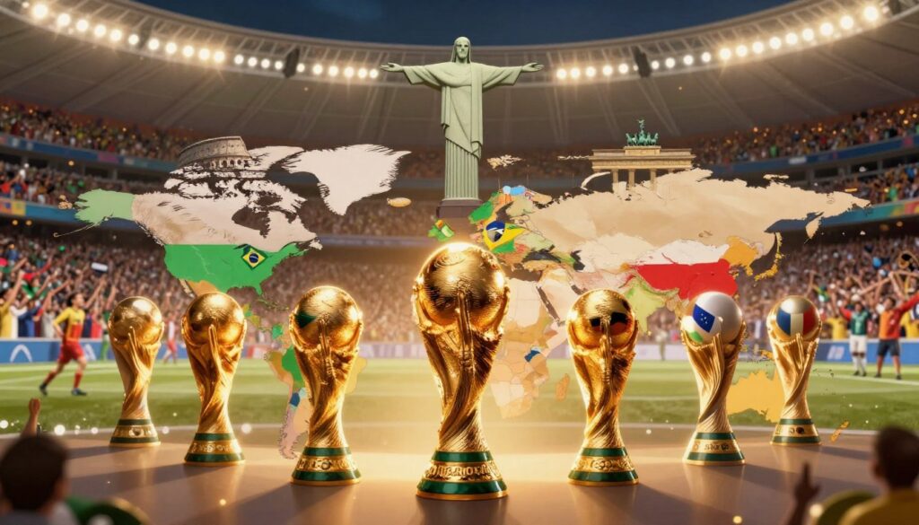 most World Cup titles by country